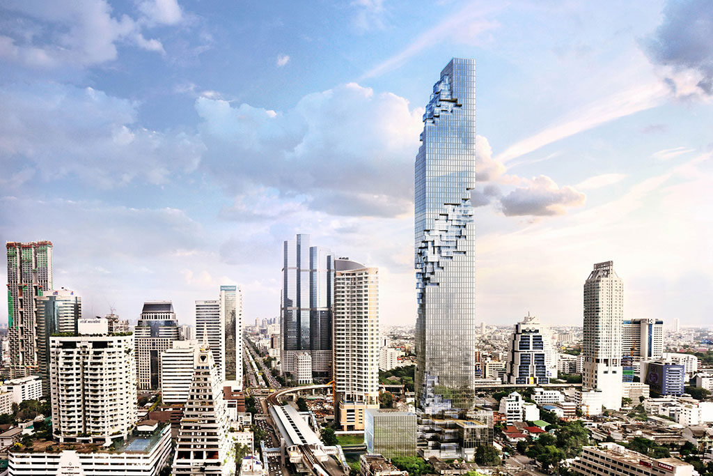 Mahanakhon Tower a mais alta de Bangkok